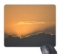 beatChong Gomma Mousepad Mouse Game Pad regalo arancione Sky Dark Clouds rettangolo antiscivolo