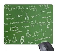 beatChong Gomma Mousepad Mouse Game Pad Regalo Chimica Organica Sperimentale atomica Struttura molecolare Illustrazione rettangolo Antiscivolo