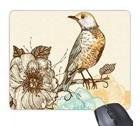 beatChong Gomma Mousepad Mouse Game Pad Regalo colorato Matita Uccelli Flowes rettangolo Antiscivolo
