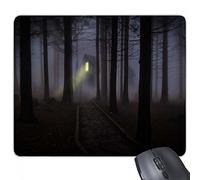 beatChong Gomma Mousepad Mouse Game Pad regalo Dark Night Scienze Forestali Paesaggio Della Natura Rettangolo antiscivolo