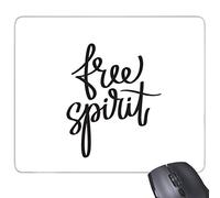 beatChong Gomma Mousepad Mouse Game Pad Regalo Free Spirit Citazione rettangolo Antiscivolo