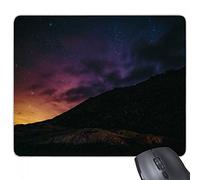 beatChong Gomma Mousepad Mouse Game Pad regalo giallo Stars Night Sky rettangolo antiscivolo