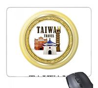 beatChong Gomma Mousepad Mouse Game Pad Regalo Logo Taiwan Attrazioni Costruzione rettangolo Antiscivolo