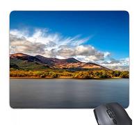 beatChong Gomma Mousepad Mouse Game Pad regalo Mountain Crystal Lake Scienza Natura Paesaggio Rettangolo antiscivolo