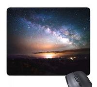 beatChong Gomma Mousepad Mouse Game Pad Regalo nebulose Galaxy Dark Night Sky rettangolo Antiscivolo