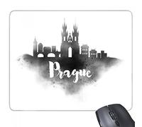 beatChong Gomma Mousepad Mouse Game Pad Regalo Praga Repubblica Inchiostro Città rettangolo Antiscivolo