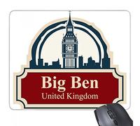 beatChong Gomma Mousepad Mouse Game Pad regalo United Kingdom Nazione Città Big Ben London UK rettangolo antiscivolo