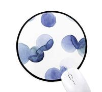 beatChong Halo astratta Piante Art ventaglio tondo antiscivolo Tappetini nero cucito bordi Gioco regalo Ufficio