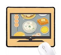 beatChong Hong Kong Cucina alimentari locali Computer Mouse Pad antiscivolo in gomma Mousepad gioco Ufficio