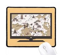 beatChong Hong Kong Mappa di localizzazione Cina Computer Mouse Pad Antiscivolo in Gomma Mousepad Gioco Ufficio