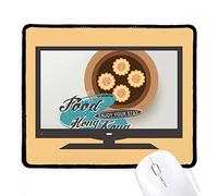 beatChong Hong Kong Pesce Carne Shaomai Cina Mouse Pad Antiscivolo in Gomma Mousepad Gioco Ufficio