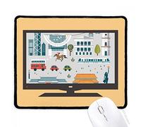 beatChong Hong Kong preziosi Visiting Cose Computer Mouse Pad Antiscivolo in Gomma Mousepad Gioco Ufficio