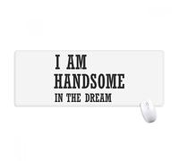 beatChong I Am Bello del Mousepad Grande Gioco Esteso Ufficio Bordi titched Computer Mat Regalo di Sogno Antiscivolo