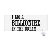 beatChong I Am milionario in The Dream antisdrucciolevoli Mousepad Grande esteso gioco Ufficio titched Bordi Mat regalo Computer