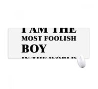 beatChong I Am The Mousepad Grande Gioco Esteso Ufficio Bordi titched Computer Mat Regalo Foolish Ragazzo Antiscivolo