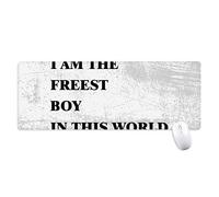 beatChong I Am The Mousepad Grande Gioco Esteso Ufficio Bordi titched Computer Mat Regalo Freest Ragazzo Antiscivolo