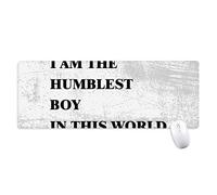 beatChong I Am The Mousepad Grande Gioco Esteso Ufficio Bordi titched Computer Mat Regalo più umile Ragazzo Antiscivolo