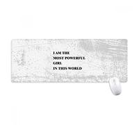 beatChong I Am The Powerful Mousepad Grande Gioco Esteso ufficio Bordi titched Computer Mat ragazza regalo antiscivolo