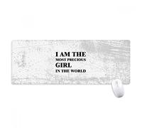beatChong I Am The Precious Mousepad Grande Gioco Esteso Ufficio Bordi titched Computer Mat Ragazza Regalo Antiscivolo