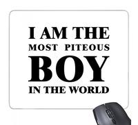 beatChong I Am The Rubber Mousepad Gioco Ufficio Mouse Pad Regalo pietoso Ragazzo Antiscivolo
