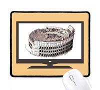 beatChong Il Colosseo a Roma Italia Computer Mouse Pad Antiscivolo in Gomma Mousepad Gioco Ufficio