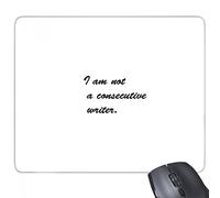 beatChong Io non sono uno scrittore consecutiva Citazioni rettangolo antiscivolo in gomma Mousepad Mouse Game Pad regalo