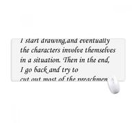 beatChong La Gente è Imparare da Situazione di Non-Slip Mousepad Grande esteso Gioco Ufficio titched Bordi Mat Regalo Computer