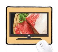 beatChong Lamb Leg Carne cruda Cibo Texture Computer Mouse Pad Antiscivolo in Gomma Mousepad Gioco Ufficio