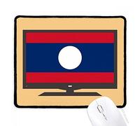 beatChong Laos National Flag Asia Paese Computer Mouse Pad Antiscivolo in Gomma Mousepad Gioco Ufficio