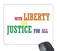 beatChong LGBT Rainbow Flag libertà e Gomma Mousepad Mouse Game Pad Regalo Giustizia rettangolo Antiscivolo