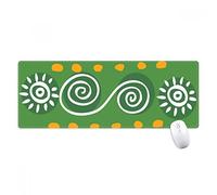 beatChong Linea Count Messico Totems Antica civiltà antisdrucciolevoli Mousepad Grande Gioco Esteso ufficio Bordi Mat regalo Computer titched