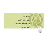 beatChong Live in Gioia Buddha Citazione Buddismo Antisdrucciolevoli Mousepad Grande Gioco Esteso Ufficio Bordi titched Computer Mat Regalo