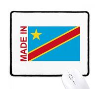 beatChong Made in Congo Country Love Antiscivolo Mousepad Gioco Ufficio Nero Cucito Edges Regalo