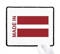 beatChong Made In Lettonia Country Love antiscivolo Mousepad gioco Ufficio nero cucito Edges regalo