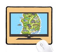 beatChong Mappa Che Mostra Famosi luoghi di Interesse in Corea del Computer Mouse Pad Antiscivolo in Gomma Mousepad Gioco Ufficio