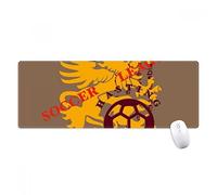 beatChong Medioevo Drago Lega Calcio Antisdrucciolevoli Mousepad Grande esteso Gioco Ufficio titched Bordi Mat Regalo Computer