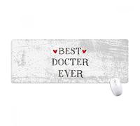 beatChong Miglior Medico mai Quota Professione Antisdrucciolevoli Mousepad Grande esteso Gioco Ufficio titched Bordi Mat Regalo Computer