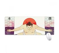 beatChong Monte Fuji Giapponese Ukiyo-e Sumo Antiscivolo Mousepad Grande esteso Gioco Ufficio titched Bordi Mat Regalo Computer