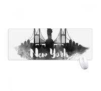 beatChong New York America del Landmark Inchiostro Città Pittura Non-Slip Mousepad Grande Gioco Esteso Ufficio Bordi Mat Regalo Computer titched