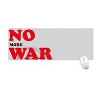 beatChong No More War World Love World Peace antisdrucciolevoli Mousepad Grande esteso gioco Ufficio titched Bordi Mat regalo Computer