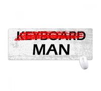 beatChong Non Essere Una Tastiera Man Antisdrucciolevoli Mousepad Grande esteso Gioco Ufficio titched Bordi Mat Regalo Computer