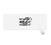 beatChong Okayest Student Teacher del Mondo Quote Antisdrucciolevoli Mousepad Grande esteso Gioco Ufficio titched Bordi Mat Regalo Computer