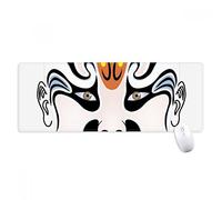 beatChong Opera di Pechino maschera The Orphan di Chao antisdrucciolevoli Mousepad Grande Gioco Esteso ufficio Bordi titched Computer Mat regalo