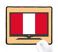 beatChong Perù National Flag America del Sud Computer Mouse Pad Antiscivolo in Gomma Mousepad Gioco Ufficio