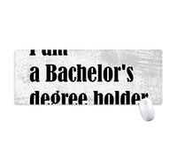 beatChong Quota I Am Holder Grado Antisdrucciolevoli Mousepad Grande Gioco Esteso Ufficio Bordi titched Una Laurea Mat Regalo Computer