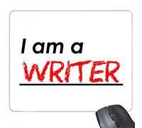 beatChong Quota Io sono uno scrittore rettangolo antiscivolo in gomma Mousepad Mouse Game Pad regalo