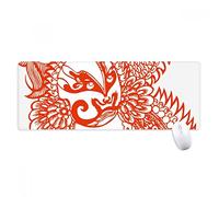 beatChong Rosso Opera Mascherina del Modello Carta Tagliata Antiscivolo Mousepad Grande esteso Gioco Ufficio titched Bordi Mat Regalo Computer