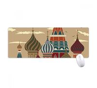 beatChong Russia Cattedrale Costruzione Piazza Rossa Antisdrucciolevoli Mousepad Grande Gioco Esteso Ufficio Bordi titched Mat Regalo Computer