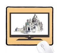 beatChong Sacre-Coeur a Parigi, Francia, Mouse Pad Antiscivolo in Gomma Mousepad Gioco Ufficio