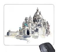 beatChong Sacre-Coeur a Parigi, Francia rettangolo antiscivolo in gomma Mousepad Mouse Game Pad regalo
